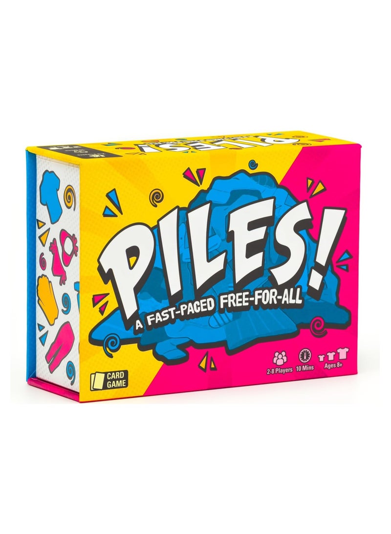DAILYLIFE Piles – Card Games – Family Games – for Kids 8 and Up – for Adults – Family Game Night – Travel & Memory Game – Party Games – 10 Mins - Image 1