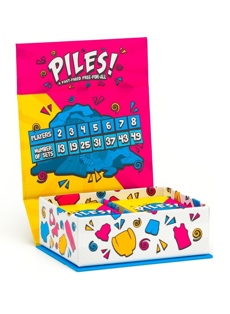 DAILYLIFE Piles – Card Games – Family Games – for Kids 8 and Up – for Adults – Family Game Night – Travel & Memory Game – Party Games – 10 Mins - Image 2