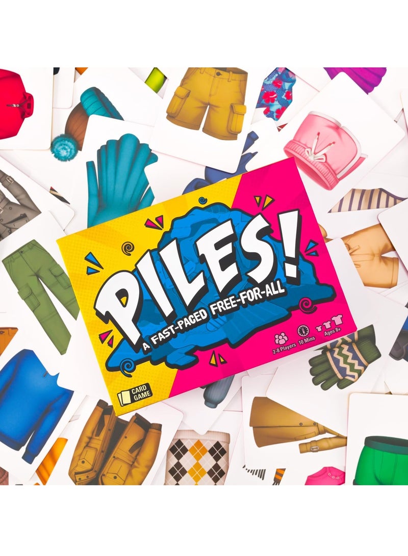 DAILYLIFE Piles – Card Games – Family Games – for Kids 8 and Up – for Adults – Family Game Night – Travel & Memory Game – Party Games – 10 Mins - Image 3