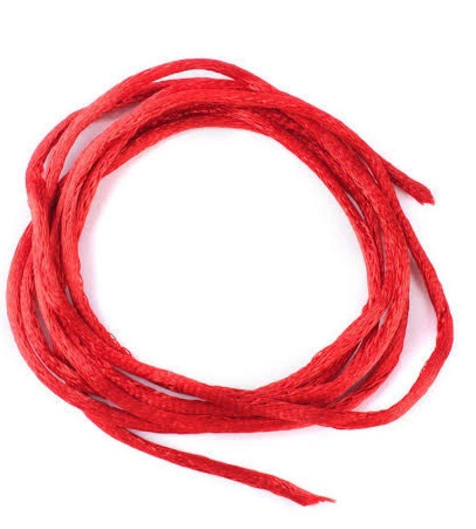 SILK LAL DHAGA (9 MT, RED)