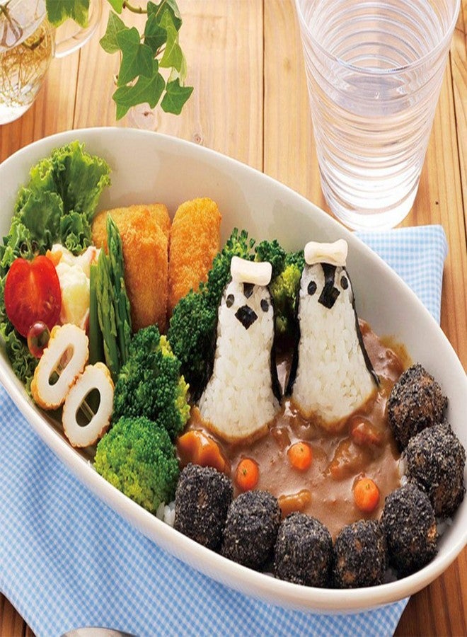 Fellibay Sushi Making Kit Rice Ball Molds Bento Accessories Sandwich Cutters for Kids Kitchen Tools for Baby Kids Meal - Image 4