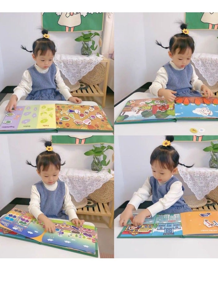 Busy Book / Quiet Book / Activity Book Montessori Early Learning Busy Book for Toddler Children Kids  - Image 3
