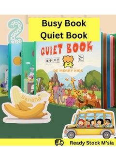 Generic Busy Book / Quiet Book / Activity Book Montessori Early Learning Busy Book for Toddler Children Kids  - Image 1