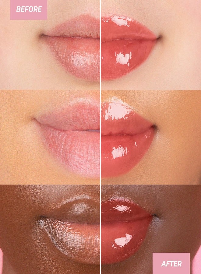 MCoBeauty Lip Plump 4-in-1 Hydrating Lacquer, Lucy Candy Pink, Moisturizing Gloss for Soft Lips, Vegan, Cruelty Free Cosmetics - Image 3