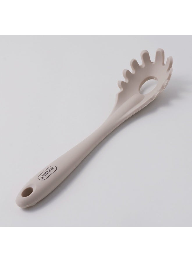 ALBERTO مغرفة مكرونة سيليكون، كريمي 27.5*5.5*4 سم - Image 1