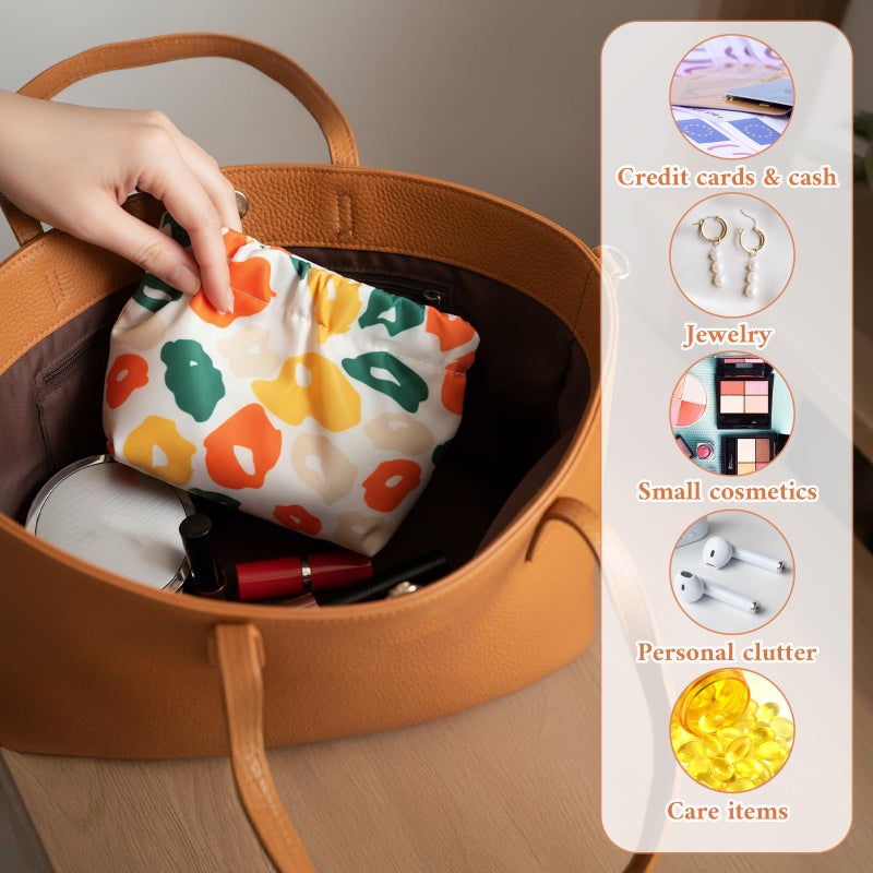 JOUTYFOR 21 Pcs Mini Makeup Bag for Purse, Portable Cosmetic Bag, Small Waterproof Pouches Travel Lipstick Organizer for Women (4.7 x 5.1 Inch) - Image 4