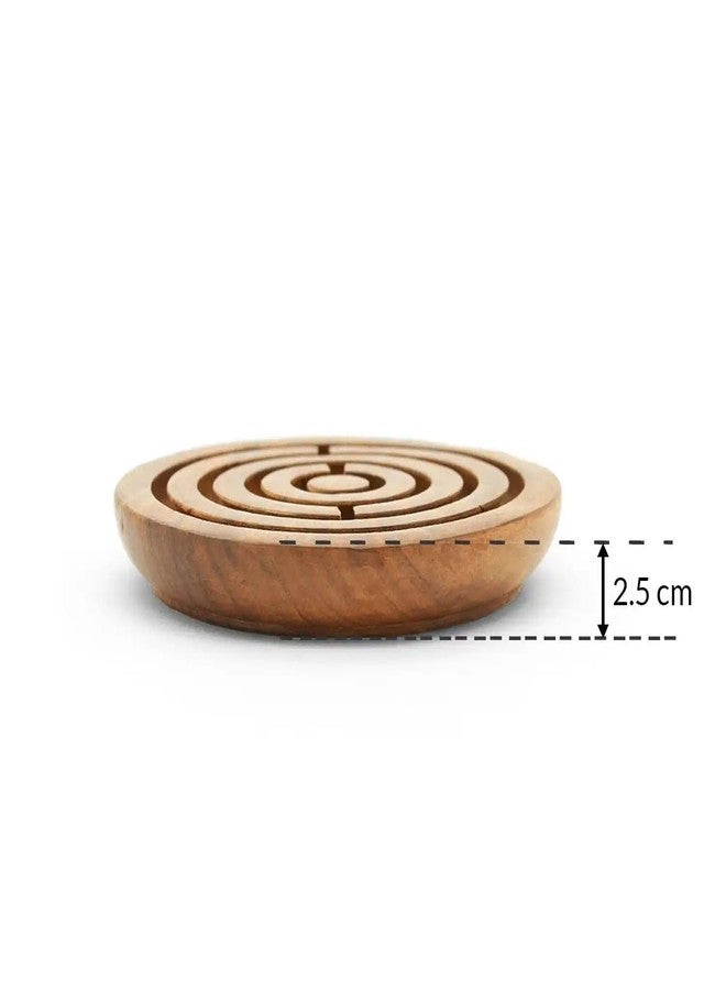 Mittimate Wooden Maze & Labyrinth (6 Inch) Puzzle Game for Kids I Bhool Bhulaiyaa Indoor Activity Board Game for Children I Brain Teaser Toys - Image 4