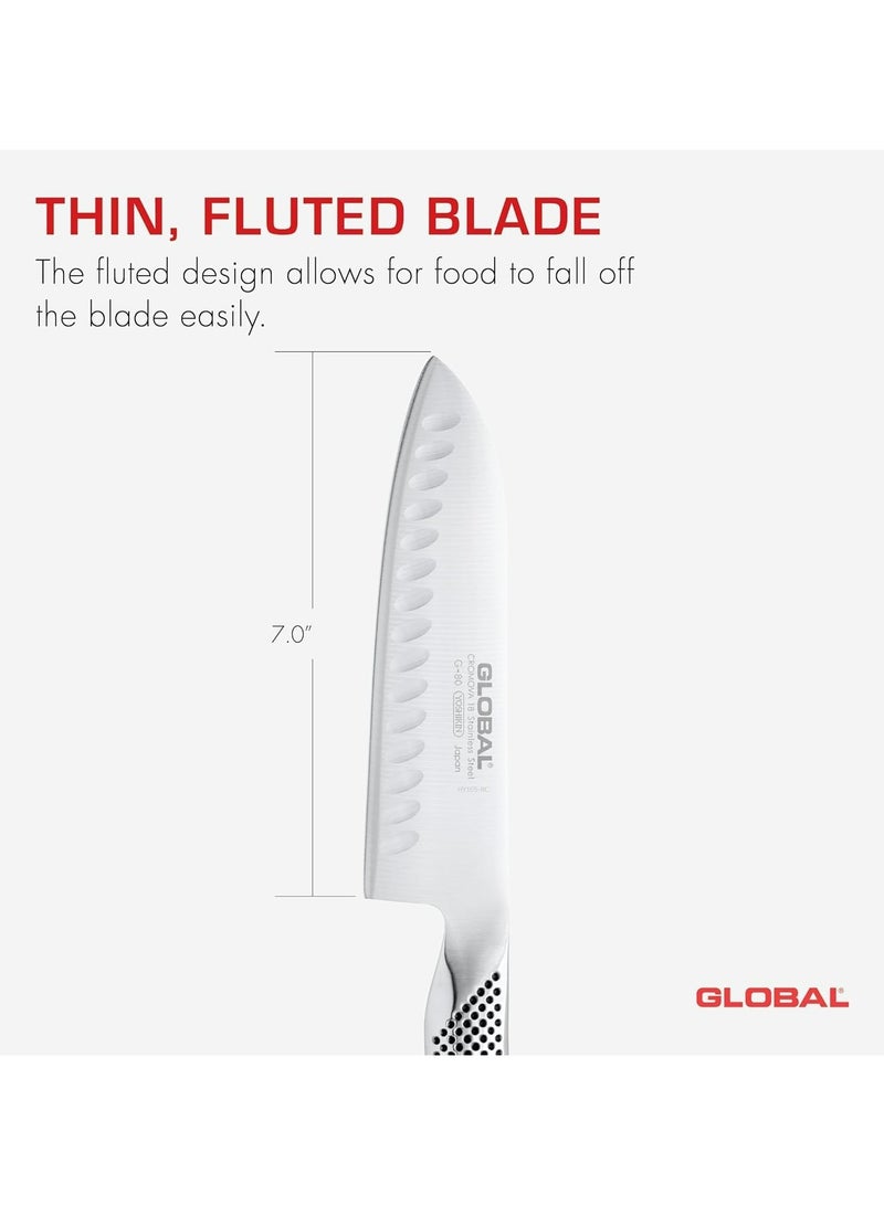 GLOBAL سكين سانتوكو الكلاسيكية المضلعة - Image 2