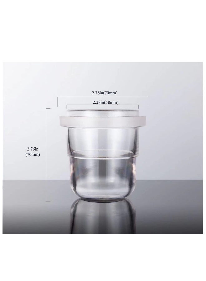 58mm Coffee Products Dosing Cup, SYOSI, Espresso Dosing Cup, Espresso Machine Accessories, Compatible With 58mm Portafilters  - Image 2