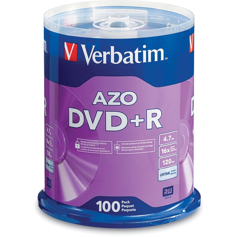 VERBATIM قرص DVD+R من سلسلة Verbatim®، عبوة من 100 - Image 3