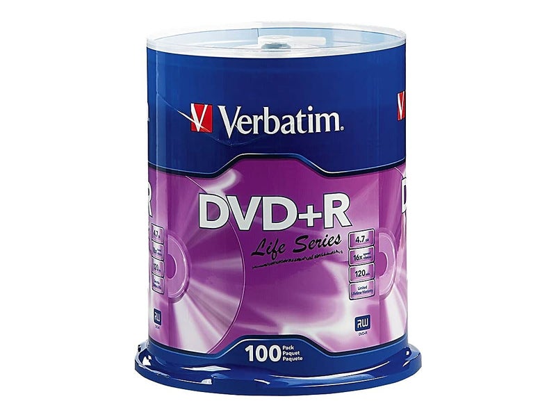 VERBATIM قرص DVD+R من سلسلة Verbatim®، عبوة من 100 - Image 1