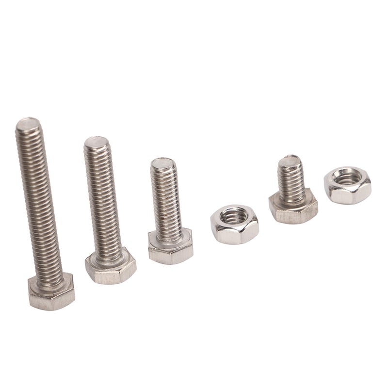 80 Pcs M6 Hex Screw Nut Set Stainless Steel Corrosion Rust Proof M6 Hex Screw and Nut Kit for Industrial Furniture - Image 4