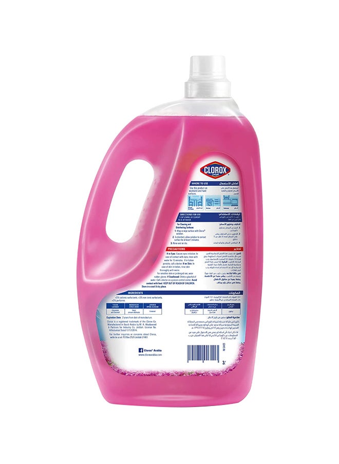Clorox Scentiva Multipurpose Disinfectant Floor Cleaner Japanese Spring Blossom 3L  - Image 2
