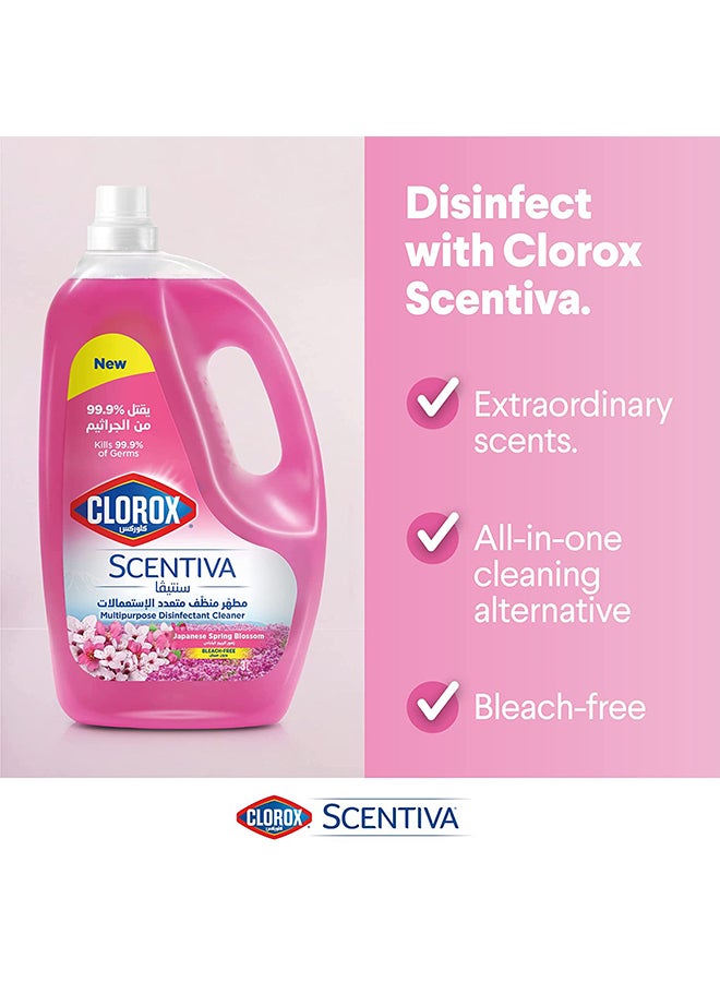 Clorox Scentiva Multipurpose Disinfectant Floor Cleaner Japanese Spring Blossom 3L - Image 5