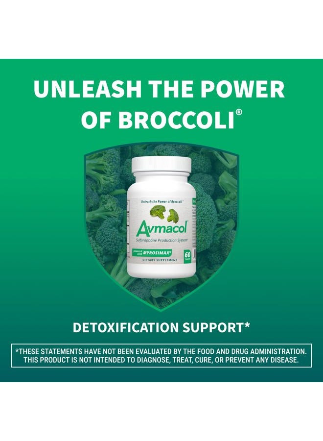 AVMACOL Nutramax Laboratories Avmacol #1 Researched Sulforaphane-Producing Brand for Detoxification with Glucoraphanin and Active Myrosinase, Adults & Children, 60 Tablets - Image 3