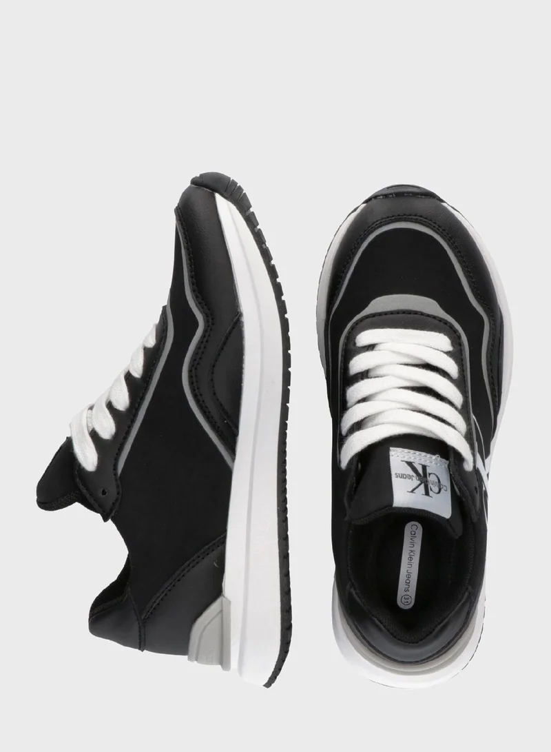 Calvin Klein Jeans Kids Lace Up Sneakers