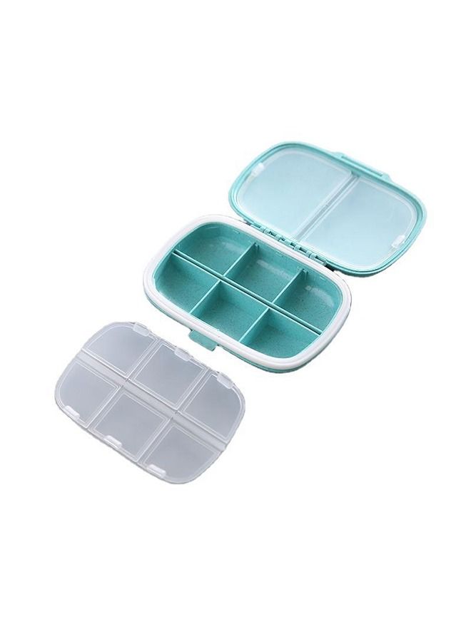 Portable 8-Cell Sealed Pill Box - Image 1