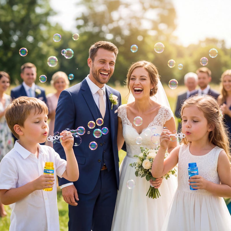 JOYIN Bubble Bottles 6/12/24/36PCS (4oz Solution), Bubbles Wand Bulk for Party Favors for Kids, Toddler Summer Outside Toys Gift for Kids (12) - Image 4