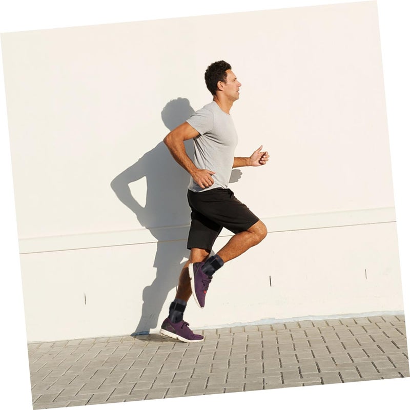 قطعتان دعامة كاحل قابلة للتعديل للجري وركوب الدراجات وكرة السلة للوقاية من إصابات الرياضة - Image 3