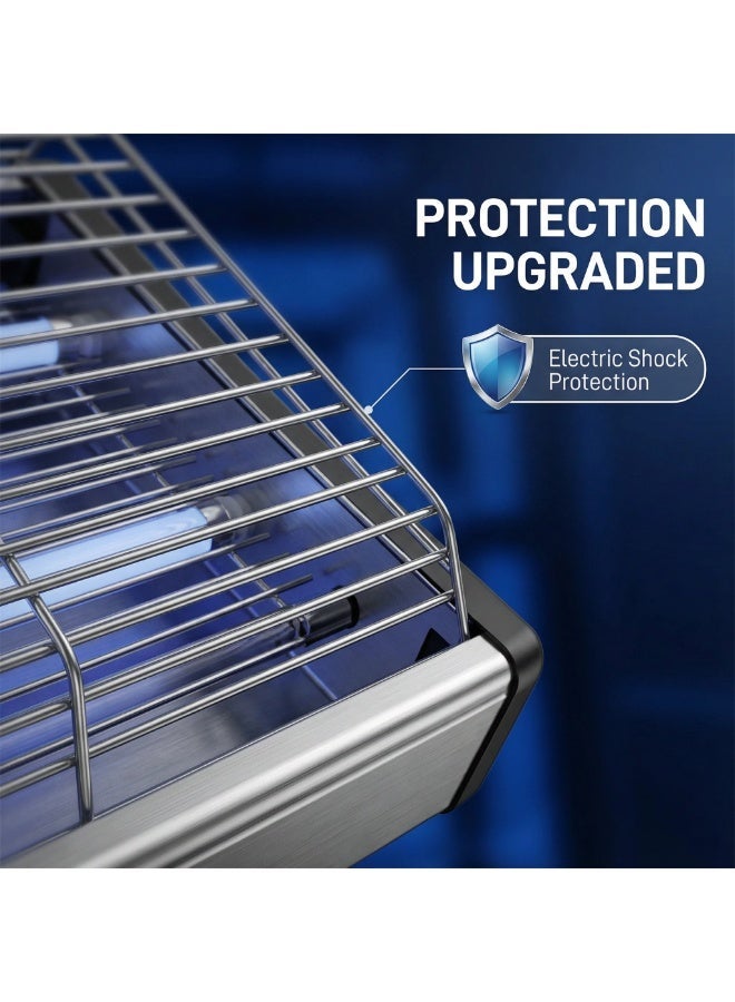 واي آند دي مصباح مبيد البعوض 30 واط ضوء الأشعة فوق البنفسجية كهربائي مبيد الحشرات 2500 فولت للذباب والدبابير والحشرات المنزل المطبخ الفناء الخلفي التخييم - Image 3