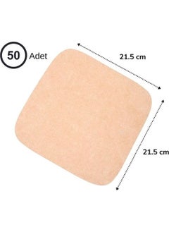 5DM 50 Pcs Air Fryer Baking Paper Disposable Oil Waterproof Non-Stick Non-Hole Flat Square Model  - Image 3