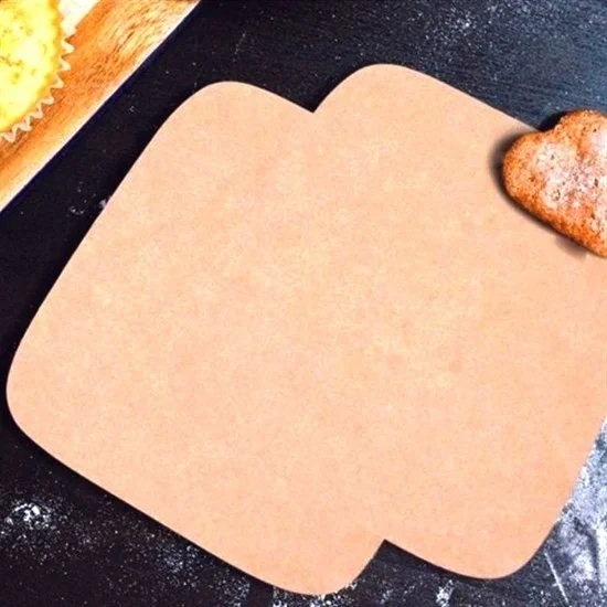 5 دي ام 50 Pcs Air Fryer Baking Paper Disposable Oil Waterproof Non-Stick Non-Hole Flat Square Model