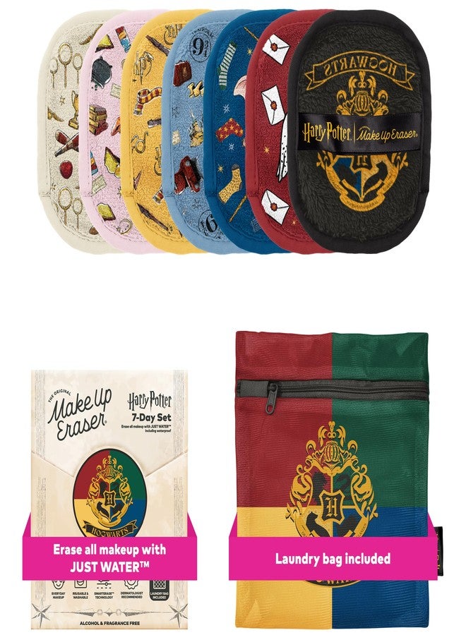 Makeup Eraser The Original Makeup Eraser, 7-Day Set, Erase All Makeup with Just Water, Including Waterproof Mascara, Eyeliner, Foundation, Lipstick, Sunscreen, and More! Harry Potter, 7ct. - Image 1