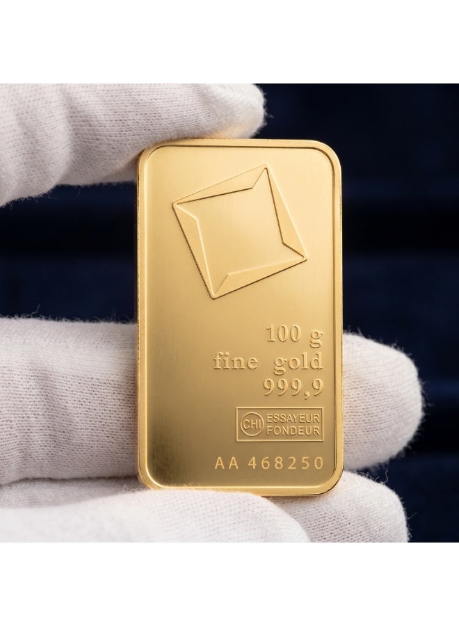 Valcambi Suisse 100g Fine Gold Bar 999.9 Purity Swiss Minted with Assay Certificate - Image 5