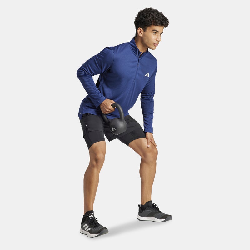 Adidas Men's Train Essentials Training 1/4-Zip Top - Image 3