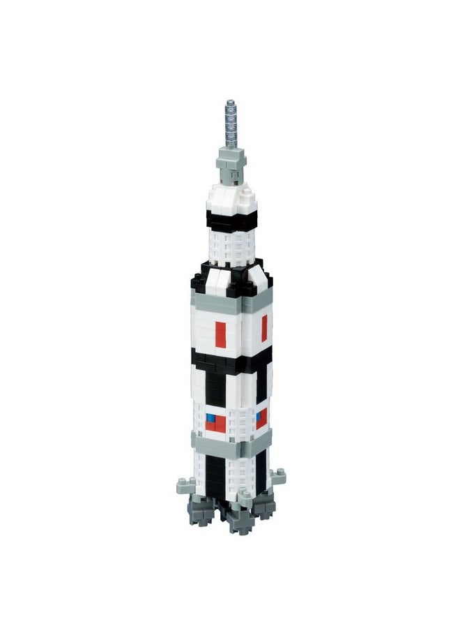Nanoblock nanoblock - Space - Saturn V Rocket, Sight to See Series Building Kit, Small  - Image 1