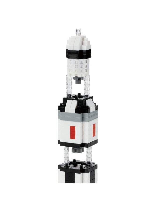 Nanoblock nanoblock - Space - Saturn V Rocket, Sight to See Series Building Kit, Small  - Image 3