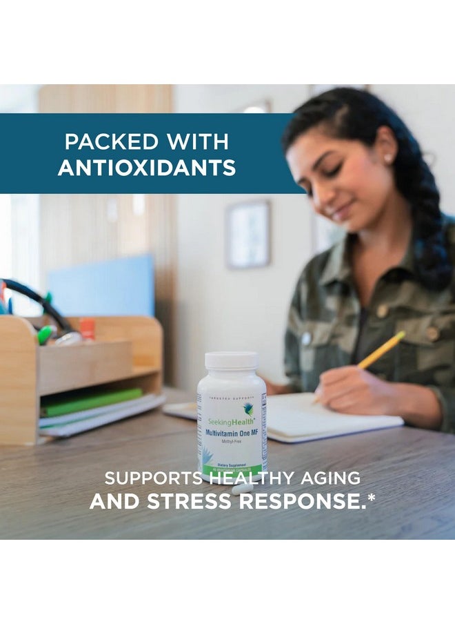 Seeking Health Seeking Health Multivitamin One MF - MTHFR Support Supplement with Folinic Acid & Vitamin B12 - Easy-to-Digest - Methyl-Free Vegetarian Capsule - 45 Veggie Capsules  - Image 5