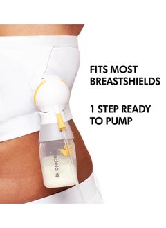 Medela Easy Expression Hands-Free Pumping Bra White Small  - Image 2