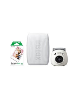 FUJIFILM INSTAX MINI LINK 3 Smartphone Printer Link Pal Bundle Box (Clay White)  - Image 1