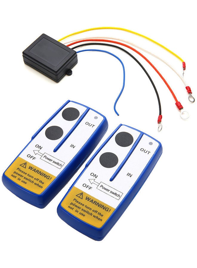 NIBEMINENT Universal 12V Wireless Console Winch Remote Control Kit For Jeep ATV SUV - Image 1