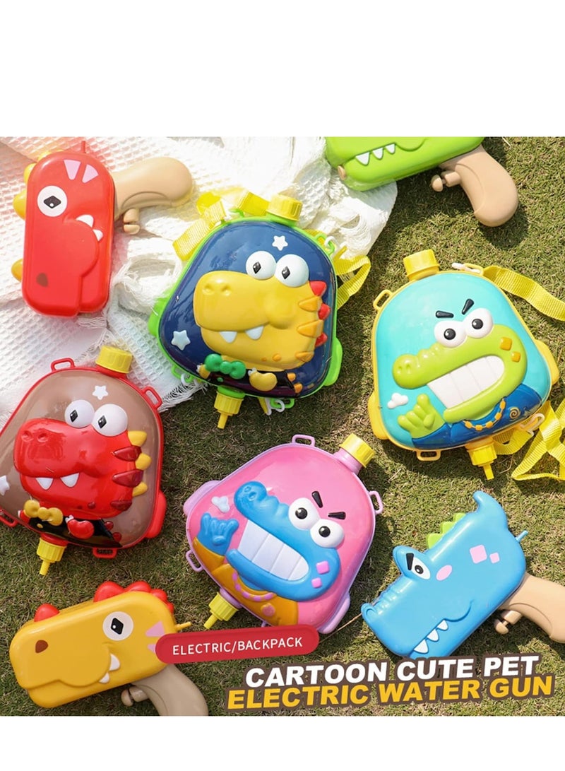 بيبي ألعاب مسدس مياه كهربائية رائعة للبالغين من بايبي للأطفال، مسدس محمول خفيف الوزن مع حقيبة تخزين المياه للأطفال الصغار، ألعاب غلوك مائية للعب في الهواء الطلق لعمر 3 سنوات فما فوق للأولاد والبنات - Image 4
