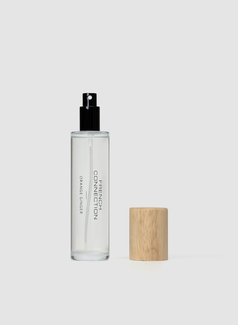 French Connection Natural Wooden surround Orange & Ginger Room Spray 100ML - Image 2