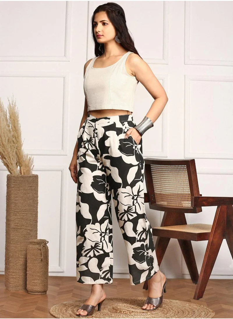 ISHIN Black Co-Ords Set Straight Fit Full Sleeve made from Cotton featuring Self Design design and Round Neck neckline - Perfect for Ethinic!