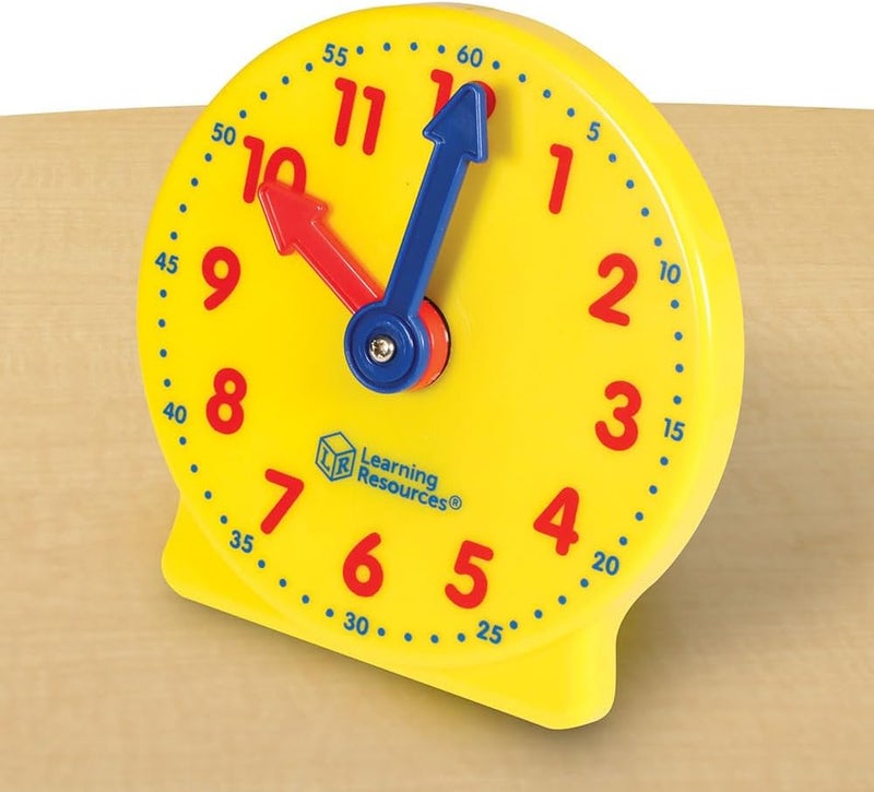 Learning Resources Smart Pack 4" Clock, Yellow - Image 3