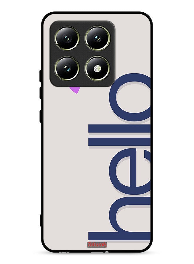 Tolwak Xiaomi 14T 5G Protective Case Cover Hello - Image 1