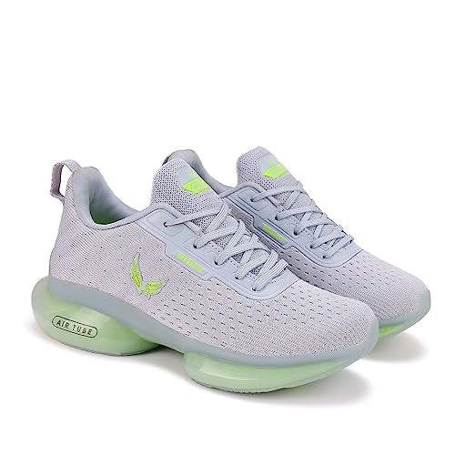 BERSACHE Premium Sports,Gym, Trending, Stylish Running Shoes For Men (Grey),8 UK - Image 1