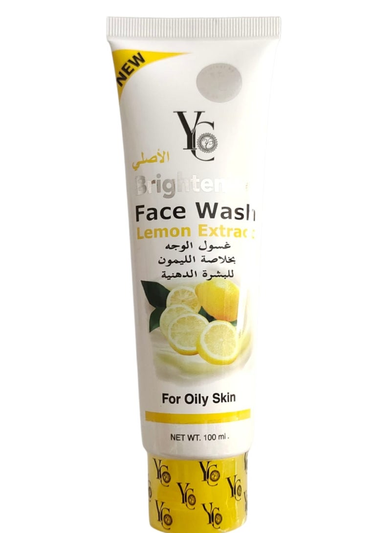 واي سي غسول الوجه المبيض خلاصة الليمون  100 مل - Image 1
