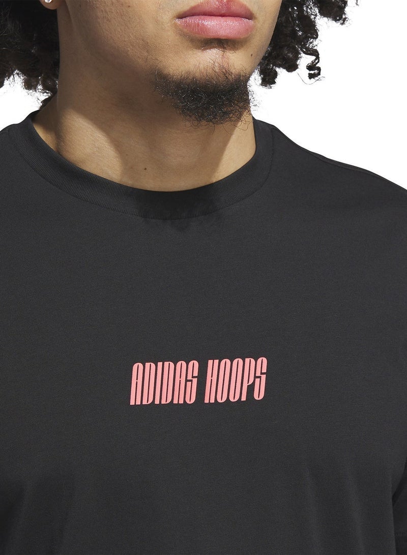 Adidas Hoops Graphic T-Shirt - Image 3