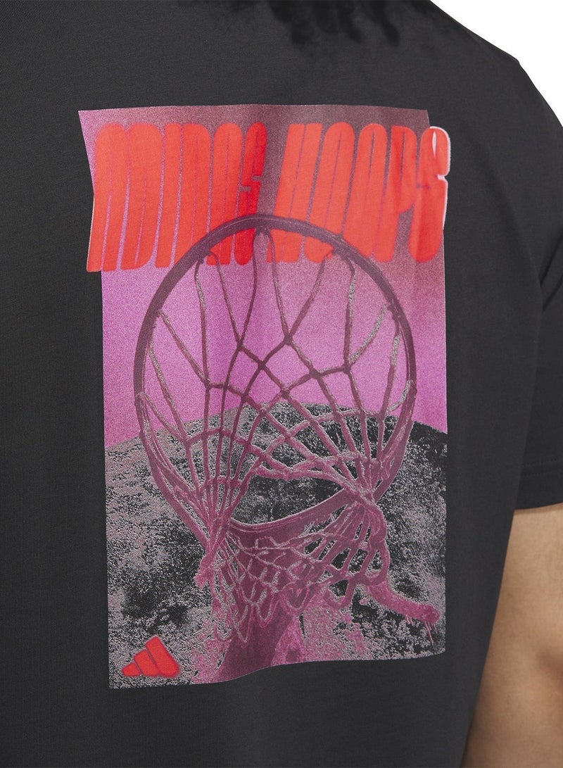 Adidas Hoops Graphic T-Shirt - Image 4