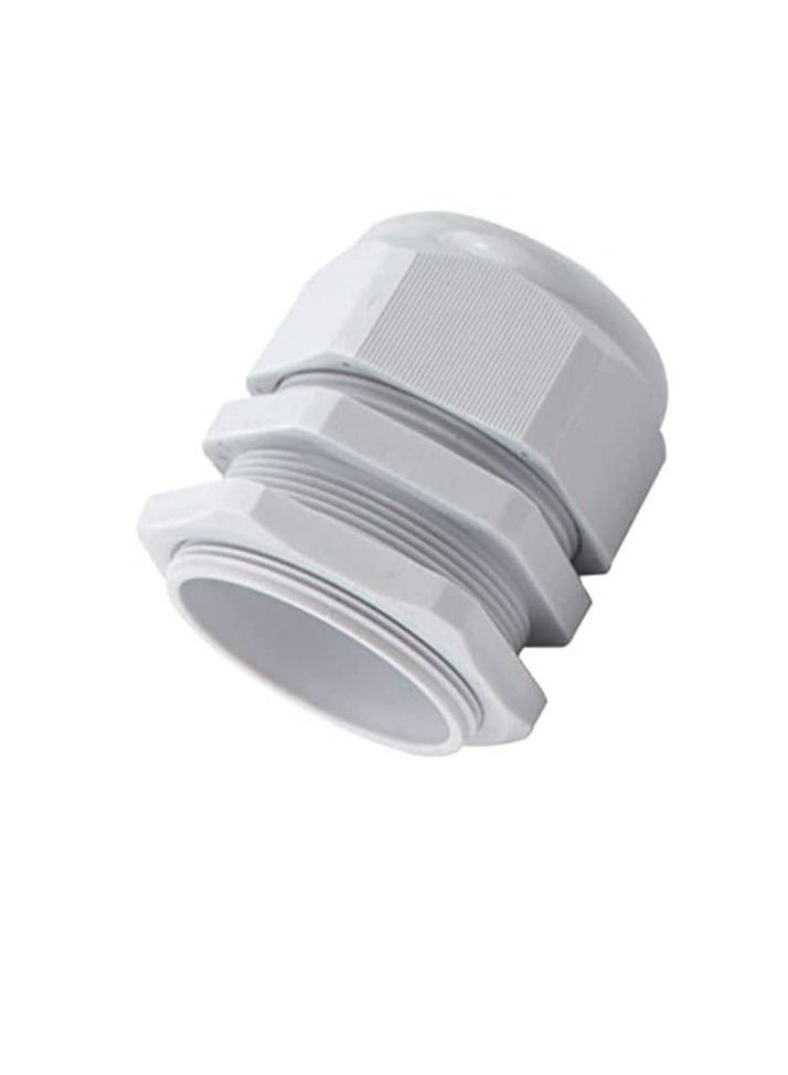 Armoured Cable Gland Kit for Outdoor Sockets and Junction Boxes & Industrial Use with Lock Nut PVC Shroud and Earth Tag 63S BW  - Image 1