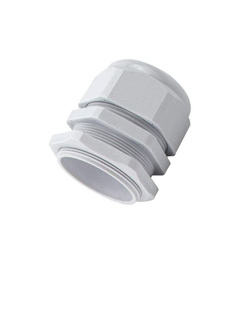 Armoured Cable Gland Kit for Outdoor Sockets and Junction Boxes & Industrial Use with Lock Nut PVC Shroud and Earth Tag 63S BW  - Image 2