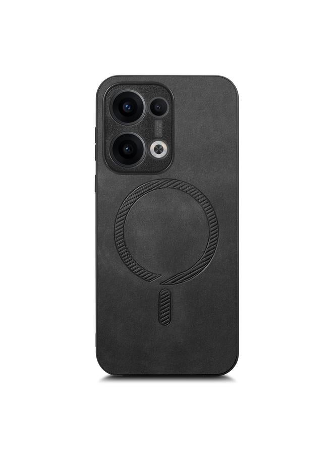 S-TOP Case For OPPO Reno13 5G Retro Magsafe Magnetic PU Back Cover Phone Case - Image 2