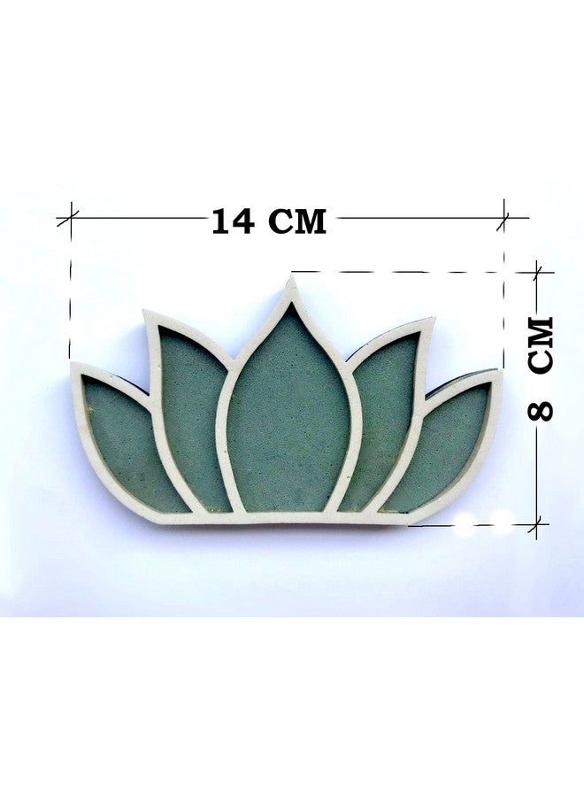 The Brown Box- Rangoli Making Kit - 3D Lotus Design Floating Reusable DIY Island Rangoli Stencils with Colors | Readymade Acrylic & Foam Rangoli for Home Temple, Diwali Decoration & Festival Gifting - Image 4