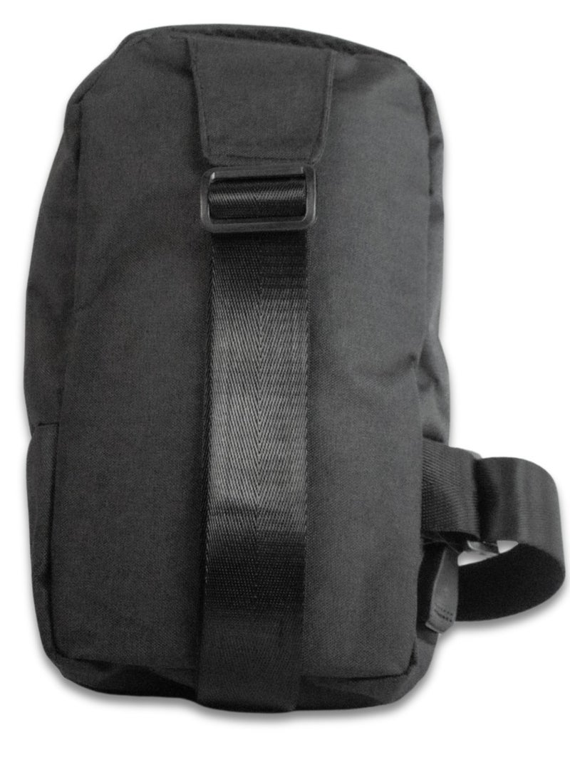 Brand Stores Brand Casual Cross Bag- USB - Black - Image 5