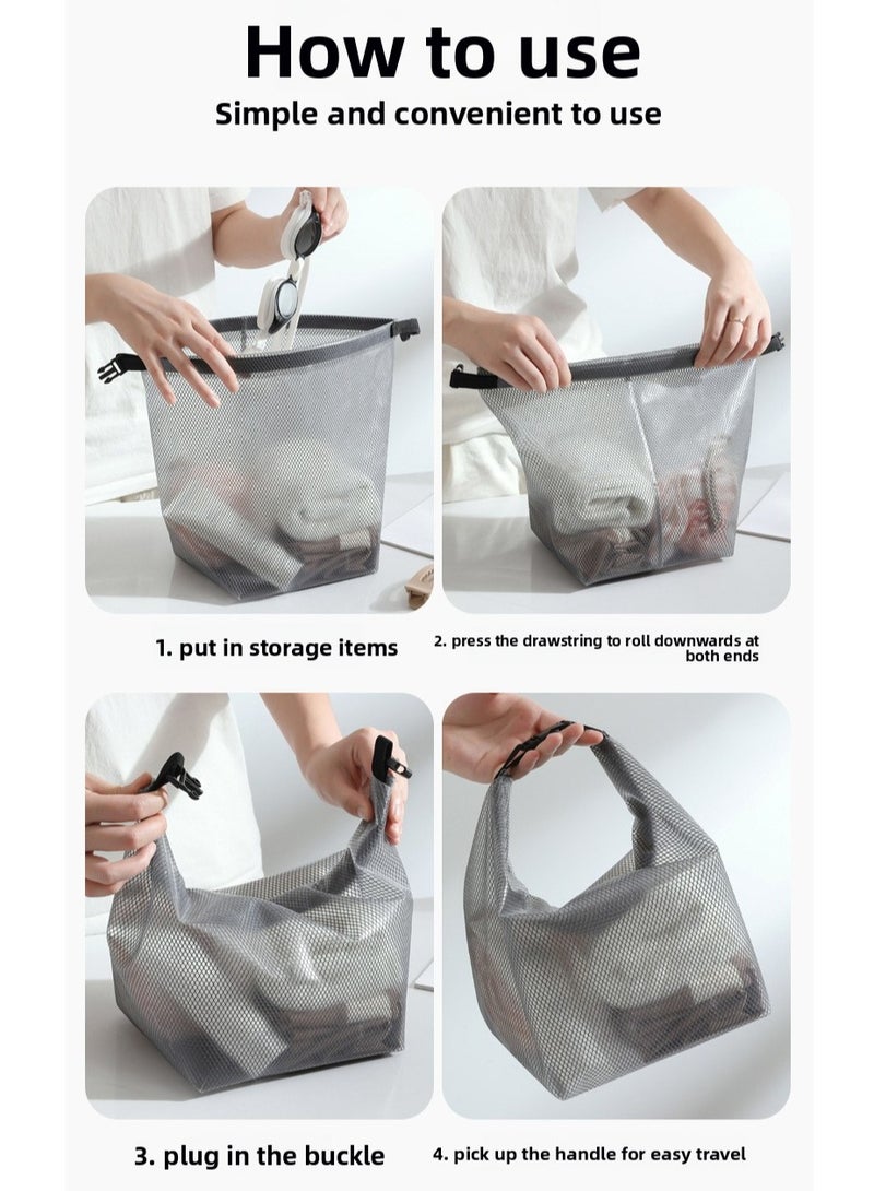 Large Waterproof Toiletry Bag for Beach Travel Portable EVA Organizer for Gym  Makeup - Image 5